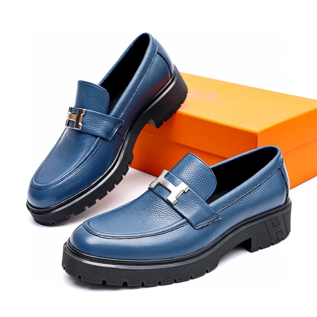 Men's shoes 💰680 💐[HERMES] popular men's shoes counter original items! The world's top brands...Luxury quality...//Fashion and high-end footwear 👍💪🏻...give you a low-key luxury comfort experience👍. The upper is made of pure Italian-imported original top-layer pebbled cowhide. Sweat-absorbent cowhide leather lining. Comfortable and breathable. The original rubber-plastic flower foam light outsole is high-end and classy. Luxurious and noble!! .. OEM factory shipment [Hug] stall.. Original plate. Welcome to taste..39-45 (38.45.46🉑️Customized)